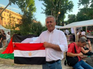 د. يوسف سلمان رئيس الجالية الفلسطينية في روما ولاتسيو